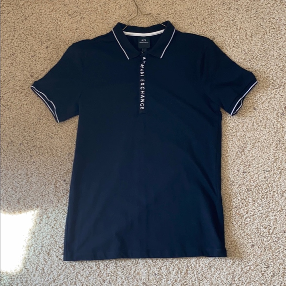 Armani Exchange Zip Polo